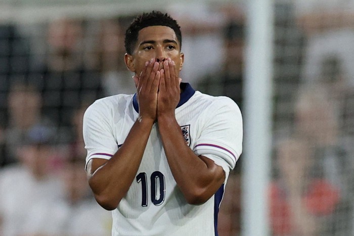 Jude Bellingham Soccer Football - International Friendly - England v Senegal - The City Ground, Nottingham, Britain - June 10, 2025 Englands Jude Bellingham looks dejected REUTERS/Phil Noble