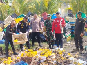 Karantina Riau Musnahkan 25 Ton Mangga Ilegal asal Malaysia Senilai Rp 518 Juta