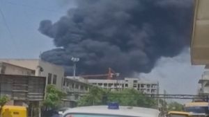 Penampakan Lokasi Jatuhnya Pesawat Air India yang Bawa 242 Orang