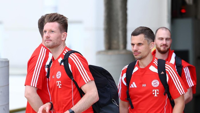  FC Bayern Munchen arrives at Orlando International Airport prior to the 2025 FIFA Club World Cup on June 10, 2025 in Orlando, Florida. (Photo by Julio Aguilar/Getty Images)
