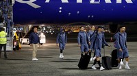 Paris Saint-Germain juga sudah tiba di Los Angeles International Airport, Selasa (10/6) malam waktu setempat. (Foto: Harry How/Getty Images)