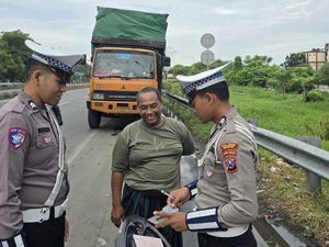 Truk ODOL Jadi Sasaran Utama Operasi Patuh Semeru di Gresik