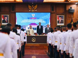 Momen Lagu Kebangsaan Palestina Dilantunkan di Gala Dinner Prabowo-Kadet Unhan