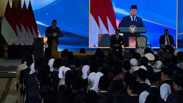 Prabowo Umumkan Kenaikan Gaji Hakim, Golongan Paling Junior Naik 280%