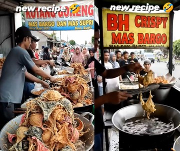 Viral Penjual Gorengan Bentuk Bra dan Celana Dalam, Diduga Buatan AI!