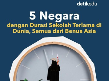 Infografis: 5 Negara dengan Durasi Sekolah Terlama di Dunia, Bisa Tebak Nggak?