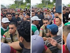 Bupati Muratara Tersulut Emosi Disoraki Saat Sedang Bicara dengan Pendemo Bupati Muratara Tersulut Emosi Disoraki Saat Sedang Bicara dengan Pendemo