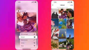 Instagram Rilis Banyak Fitur Baru, Bisa Ubah Susunan Foto di Profil