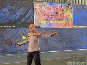 Jelang HUT Bhayangkara ke-79, Kapolda Bangka Belitung Buka Lomba Tenis