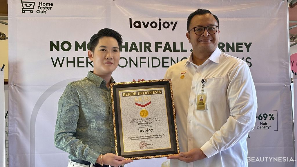 lavojoy raih rekor MURI