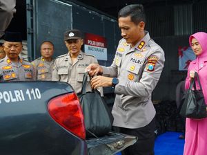 Kepedulian Polres Ponorogo Bagikan 1.500 Sembako Jelang Hari Bhayangkara