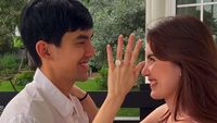 Momen Tunangan Artis Thailand Davika dan Ter Chantavit, Disebut Pasangan Kocak