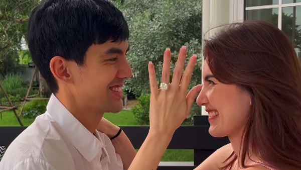 Momen Tunangan Artis Thailand Davika dan Ter Chantavit, Disebut Pasangan Kocak
