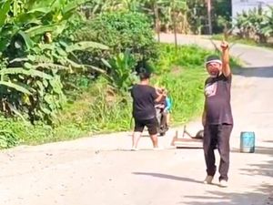 Jalan di Desa Taras Malinau Rusak, Kontraktor Janji Perbaiki
