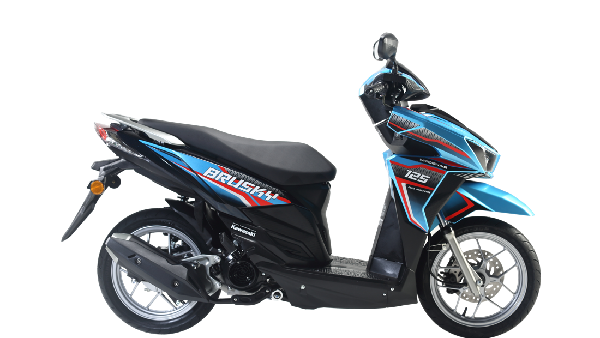 Wujud Motor Matik Kawasaki Seharga Rp 22 Juta, Kok Mirip Honda Vario?