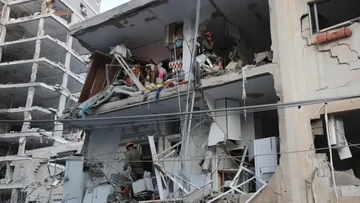 Kerusakan di Kota Bat Yam Israel Usai Digempur Iran