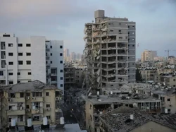 Video dari Udara: Israel Dibuat Bak Gaza, Gedung-gedung Hancur