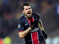 Mateja Kezman. Main 44 pertandingan bersama PSG dan 30 laga di Atletico. Foto: AFP/FRANCK FIFE