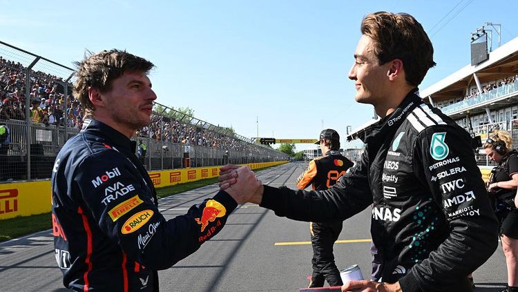 Russell Rebut Pole GP Kanada 2025, Poin Penalti Verstappen Kembali Disorot