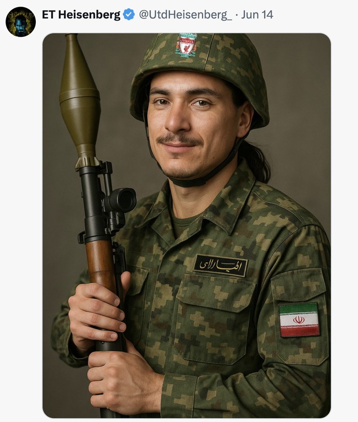Konflik bersenjata Iran dan Israel jadi bahan olok-olok fans sepakbola di media sosial. Suporter mengunggah meme striker-striker tumpul seperti Darwin Nunez.