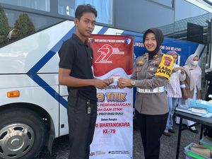 HUT Bhayangkara ke-79, Polres Kampar Buka Pelayanan SIM-Gelar Baksos