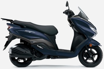 Pilihan Warna Baru Suzuki Burgman Street 125 EX yang Makin Sporty