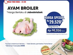 Daging Ayam di Transmart Full Day Sale Banting Harga, Mulai Rp 27 Ribuan