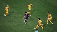 Bek Manchester City Ruben Dias menyebut Vitinha berhak untuk memimpikan Ballon dOr, sementara pelatih Timnas Portugal Roberto Martinez mendukungnya usai menjadi pemain kunci dalam kesuksesan PSG. Foto: Corbis via Getty Images/Christina Pahnke - sampics