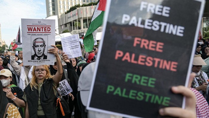 Palestina dalam Hati, Aksi Damai di Patung Kuda Sebabkan Pengalihan Arus Lalu Lintas