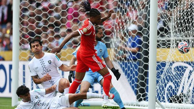 CINCINNATI, OHIO - JUNE 15: Michael Olise #17 of FC Bayern Munchen scores his team's third goal during the FIFA Club World Cup 2025 group C match between FC Bayern München and Auckland City FC at TQL Stadium on June 15, 2025 in Cincinnati, Ohio. (Photo by Stuart Franklin - FIFA/FIFA via Getty Images)