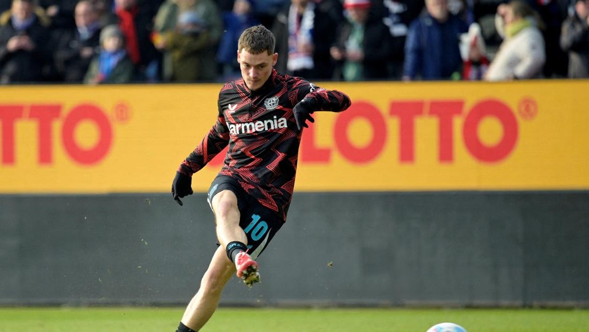 Florian Wirtz bakal jalani tes medis di Liverpool hari Jumat (REUTERS/Fabian Bimmer)