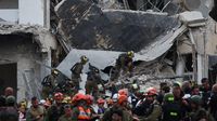 Gedung-gedung Israel Hancur Bak Gaza