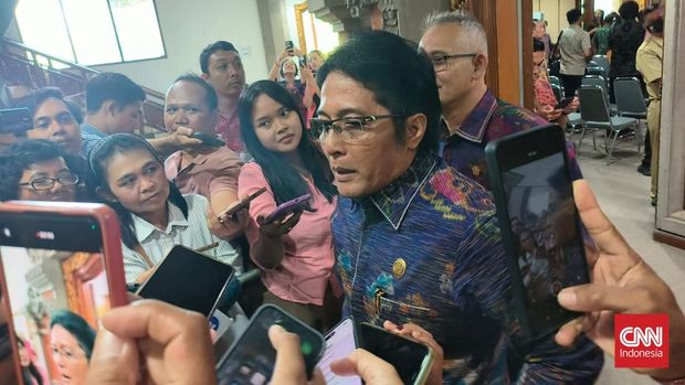 Wakil Gubernur (Wagub) Bali, I Nyoman Giri Prasta, saat ditemui di Kantor Gubernur Bali, di Denpasar, Bali, Selasa (16/6). (FOTO Kadafi).