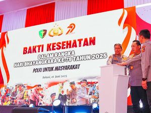 Kapolri Hadiri Puncak Baktikes, Dukung Program Pemerintah di Bidang Kesehatan