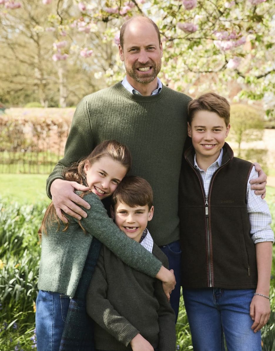 Pangeran William dan ketiga anaknya