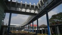 Penampakan Terkini Skybridge Stasiun Bogor-Stasiun Paledang