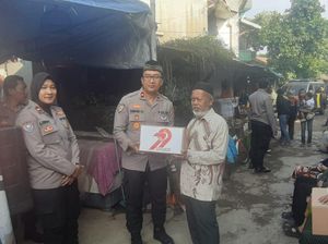 Polisi Gelar Baksos-Layanan Kesehatan di Slum Area Ciputat Tangsel