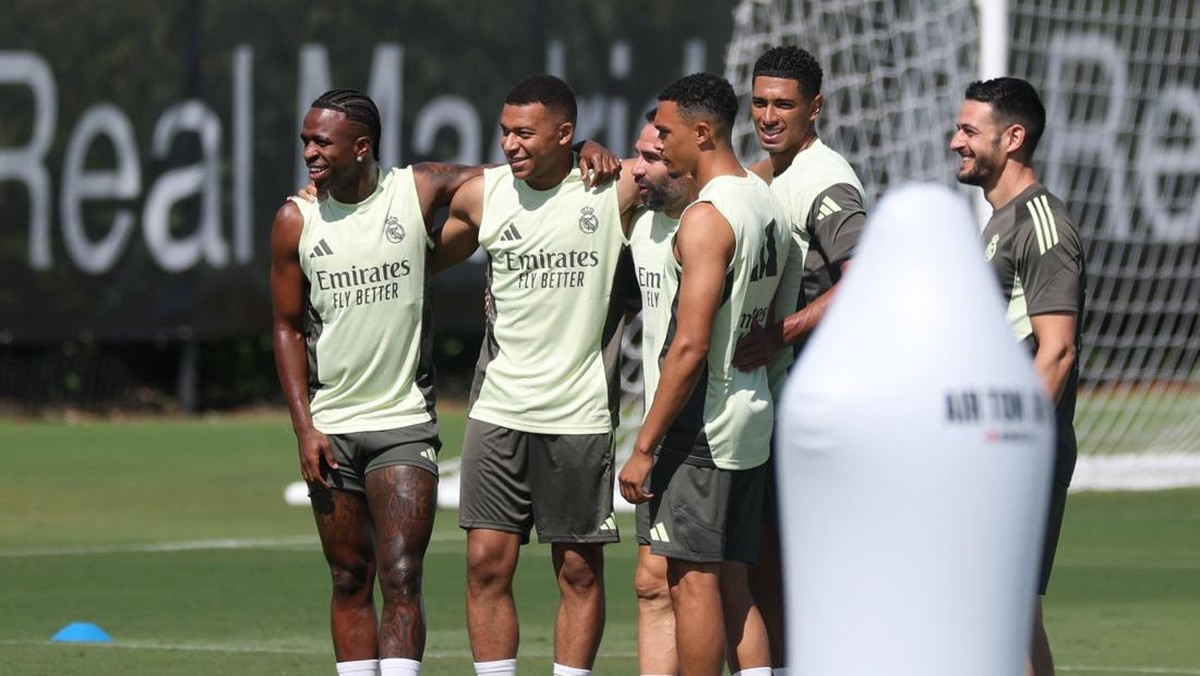 Real Madrid beradaptasi dengan cuaca di AS. (Foto: REUTERS/Hannah McKay)