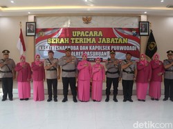Kapolres Pasuruan Tekankan Antisipasi Gangster dan Narkoba Saat Sertijab