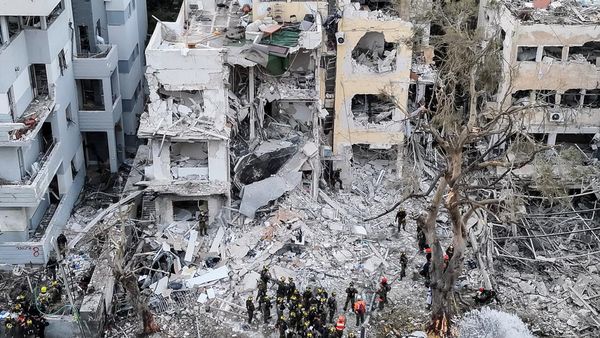 Wajah Salah Satu Sudut Kota Tel Aviv Usai Dibombardir Iran