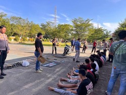 Tawuran Remaja Geng Motor di Jambi, 4 Terluka-20 Orang Diamankan