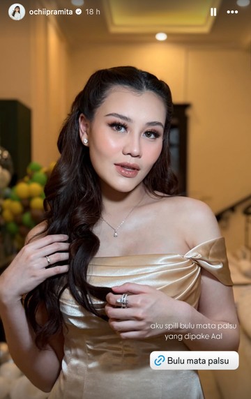 Tampilan Flawless Aaliyah Massaid Jadi Bridesmaid Resepsi Al Ghazali-Alyssa