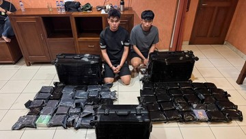 Bareskrim Bekuk 2 WN Malaysia, 40 Bungkus Sabu dan Ekstasi Disita