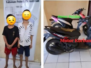 Dua Pelaku Percobaan Begal Bersajam Ditangkap Polsek Pemulutan