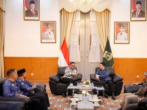 Andra Soni Rapat Bareng BPS, Diskusi soal DTSEN-Pertumbuhan Ekonomi Banten