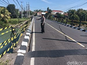 Railing Jembatan Yehembang Belum Diperbaiki, Warga Resah Railing Jembatan Yehembang Belum Diperbaiki, Warga Resah