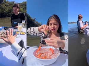 Bagai Menantang Nyali, Makan Tiram di Sini Harus Berendam di Sungai Bagai Menantang Nyali, Makan Tiram di Sini Harus Berendam di Sungai
