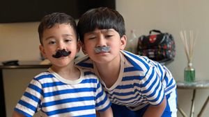 Potret Momen Gemas Rafathar dan Cipung Liburan di Italia