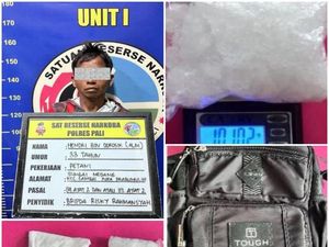 Petani Asal Prabumulih Ditangkap karena Edarkan Sabu di PALI