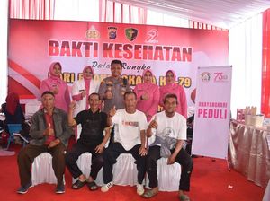 Sambut HUT Bhayangkara, Polres Kuansing Donorkan 64 Kantong Darah ke PMI